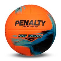 Bola Penalty Vôlei MG 3600 Laranja, Azul e Turquesa Bola Penalty Vôlei MG 3600 Laranja, Azul e Turquesa