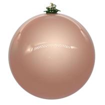 Bola perfurada UV Vickerman Rose Gold Pearl de 8 cm