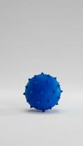 Bola Pet Anti Stress Cravo 100mm Borracha Azul