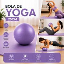 Bola Pilates 25cm Ante estouro PVC Profissional Resistente Yoga Fisioterapia Funcional Exercícios Academia