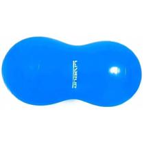 Bola Pilates Feijão Amendoim Ginástica 90x45cm Azul Liveup