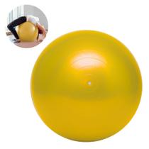 Bola Pilates Ginástica 75cm Amarelo Yoga Fisioterapia Fitness Academia Alongamento Exercícios 200kg AntiBurst