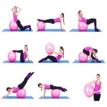 Bola Pilates Grande 75cm Yoga Abdominal Fisioterapia 180kg Bola Pilates Grande 75cm Yoga Abdominal Fisioterapia 180kg