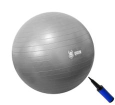 Bola Pilates Suiça Yoga Abdominal Gym Ball 65cm Cinza - Odin Fit