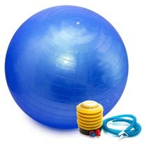 Bola Pilates Yoga Abdominal 65cm com Bomba manual para enchimento