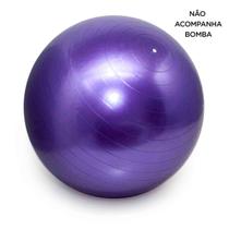 Bola Pilates Yoga Abdominal Ginastica Fitness 55 cm S/ Bomba ROXO