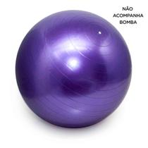 Bola Pilates Yoga Fitness 75 cm S/ Bomba Abdominal Ginastica ROXO - 365 SPORTS