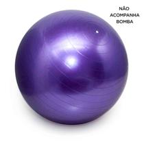 Bola Pilates Yoga Fitness 75 cm S/ Bomba Abdominal Ginastica ROXO