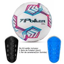 Bola Poker Futebol 32 Gomos Prisma + Caneleira Infantil