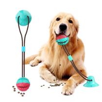 Bola pra Pet com Ventosa Brinquedo Mordedor Cachorro Espinha Multifuncional com Sininho Bola pra Pet com Ventosa Brinquedo Mordedor Cachorro Espinha Multifuncional com Sininho