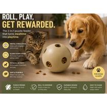 Bola Quebra-Cabeça Alimentadora Lenta Cães e Gatos Bola Quebra-Cabeça Alimentadora Lenta Cães e Gatos