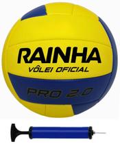 Bola rainha volei oficial pró 2.0 + bomba de ar