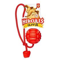Bola Recheavel Com Corda Vermelha Aroma Carne Cachorro - Hercules