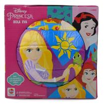 Bola Rosa EVA Futebol Campo Infantil Piscina Praia Volei Tamanho 8 Brinquedo Princesas Disney - Lider