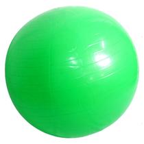 Bola s/ bomba Fitness Verde para Exercício Pilates Yoga Fisioterapia 75 cm Ginástica Alongamento Média