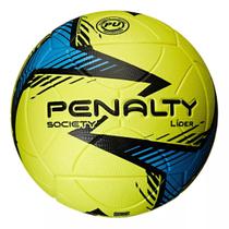 Bola Society Fut7 Lider Penalty Oficial Xxiv Cor Amarelo/Azul E Preto Ft5 Penalty