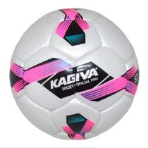 Bola Society Kagiva S7 Pro Costurada Rosa/Verde Mar/ Preto