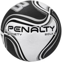 Bola Society Penalty 8 X kickoff Termotec Branco/Preto Bola Society Penalty 8 X kickoff Termotec Branco/Preto