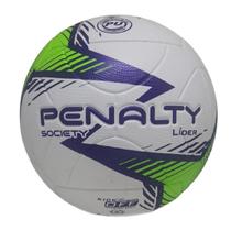 Bola Society Penalty Líder Verde e Branco 420-450g
