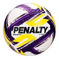 Bola Society Penalty Líder XXVI - Branco e Roxo Único Bola Society Penalty Líder XXVI - Branco e Roxo Único