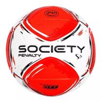 Bola Society Penalty S11 R2 Xxiv Branco/Vermelho