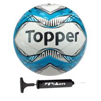 Bola Society Topper Slick Fusionada Oficial + Bomba de Ar