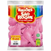 Bola Soprar N.9 Rosa Baby Com 50un / Pct / São Roque