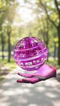 Bola Spinner Voadora Com LED E Controle 9,5cm Bola Spinner Voadora Com LED E Controle 9,5cm