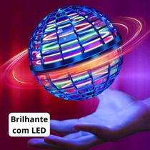 Bola Spinner Voadora Flutuante Boomerang com LED e Controle Cores Sortidas