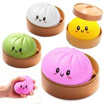Bola Squishy Antiestresse POATROZON em Formato de Dumpling
