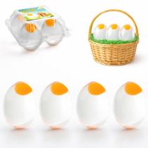Bola Squishy Namre Clear Yolk Alívio do Estresse 4 Unidades