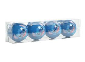 BOLA STITCH CLR 8cm (DISNEY) JG C/4 PC