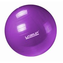 Bola Suiça 55cm Roxo Anti Estouro Pilates Yoga Treino - Liveup