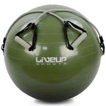 Bola Suiça 65cm Com Elásticos Extensores Fit Gym Ball Liveup Bola Suiça 65cm Com Elásticos Extensores Fit Gym Ball Liveup