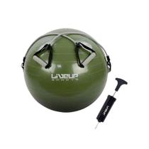 Bola Suiça 65cm Com Elásticos Extensores Fit Inflador Liveup Bola Suiça 65cm Com Elásticos Extensores Fit Inflador Liveup