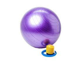 Bola Suíça Anti Explosão Para Pilates Com Bomba De Ar 65Cm Bola Suíça Anti Explosão Para Pilates Com Bomba De Ar 65Cm
