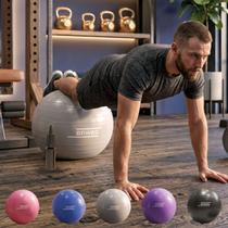 Bola Suiça Atividades Fisioterapia Yoga Pilates Exercícios Gestação Antiderrapante Grande 55cm Bola Suiça Atividades Fisioterapia Yoga Pilates Exercícios Gestação Antiderrapante Grande 55cm
