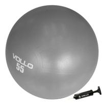 Bola Suíça De Ginástica Pilates 55cm Vollo VP1034 - Acompanha Bomba