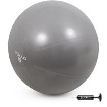 Bola Suiça Gym Ball Para Pilates e Yoga 75cm Com Bomba de Inflar Vollo Bola Suiça Gym Ball Para Pilates e Yoga 75cm Com Bomba de Inflar Vollo