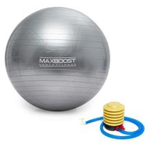Bola Suiça MaxBoost 75cm Pilates Com bomba Yoga Abdominais 200KG