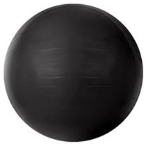 Bola Suiça para Ginástica Preta com Bomba