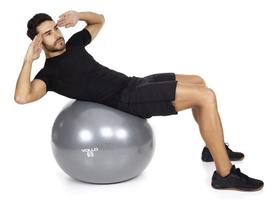 Bola Suíça Pilates Resistência 300 kg e bomba de ar - D 65 cm - VOLLO