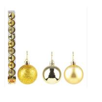 Bola tb lisa 5cm 10pcs dourada zc534