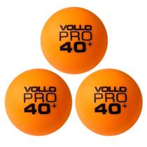 Bola Tênis Mesa Ping Pong Pro 40+ 3 Unidades - Vollo
