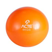 Bola Tonificadora Acte Sports de 4KG Laranja Bola Tonificadora Acte Sports de 4KG Laranja