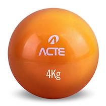 Bola Tonificadora Com 4Kg Laranja - Acte