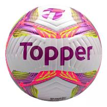 Bola Topper 7398 Dominator Pro Futsal Unissex - Amarelo e Rosa e Roxo