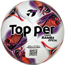Bola Topper Samba Oficial Federações Campo Original PU Bola Topper Samba Oficial Federações Campo Original PU
