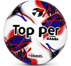 Bola Topper Samba Oficial Futebol Campo Adulto Branco Bola Topper Samba Oficial Futebol Campo Adulto Branco