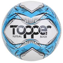 Bola Topper Slick Futsal - Branco e Azul